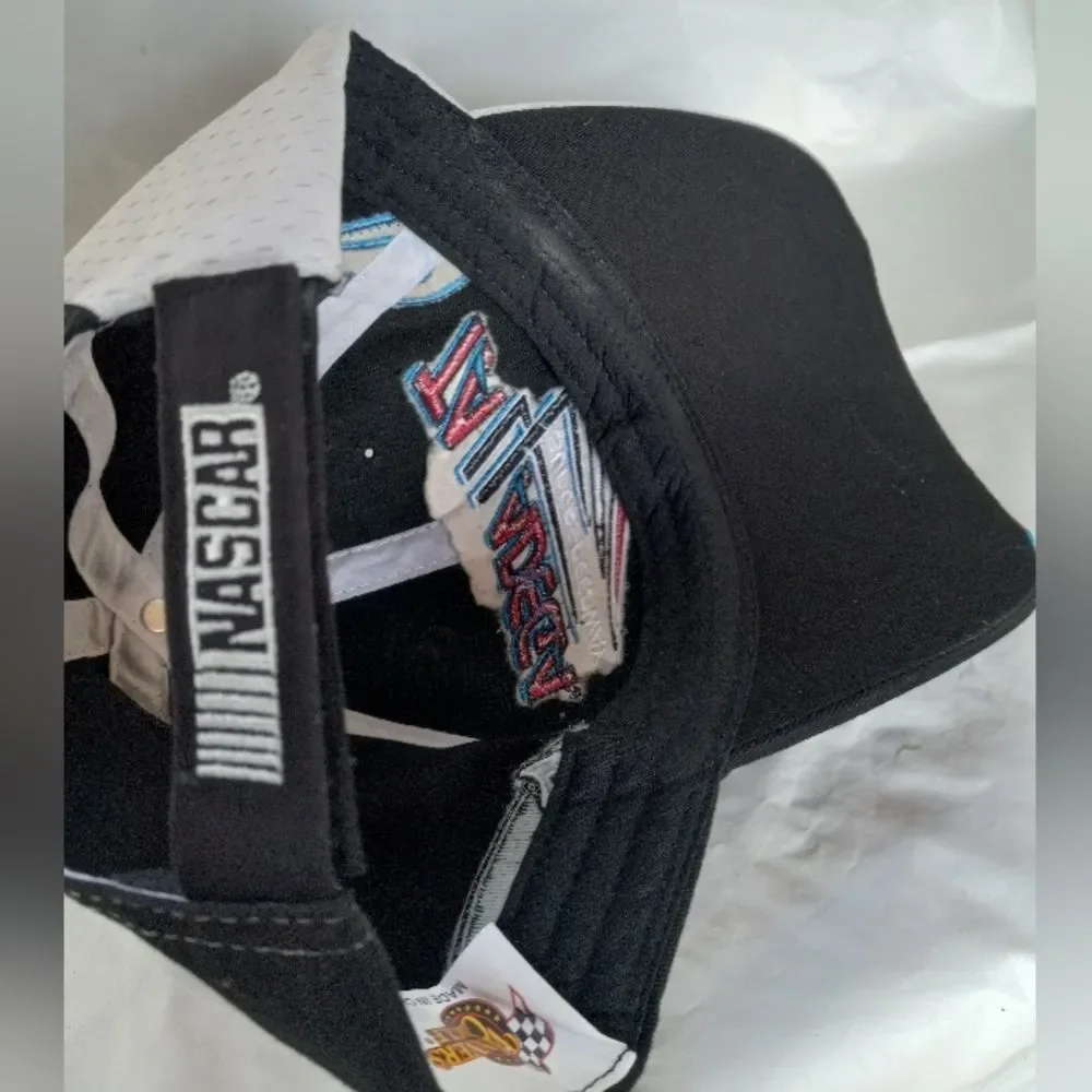 Talladega Super Speedway Black and White Hat Cap